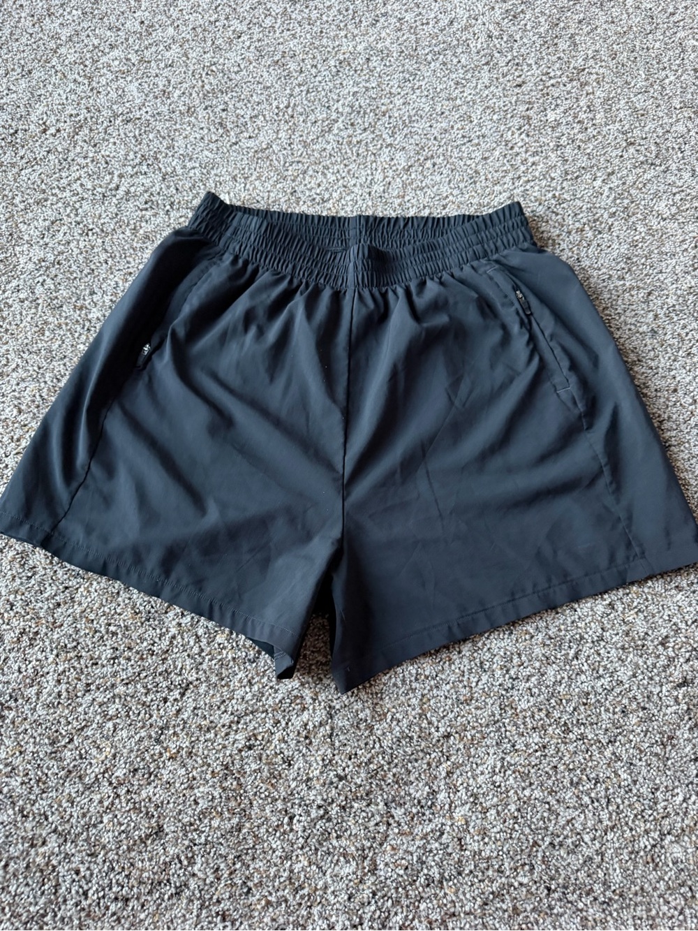 Gymshark Arrival Shorts Men's Medium Black 5" Training Zip Pockets B5A2F
